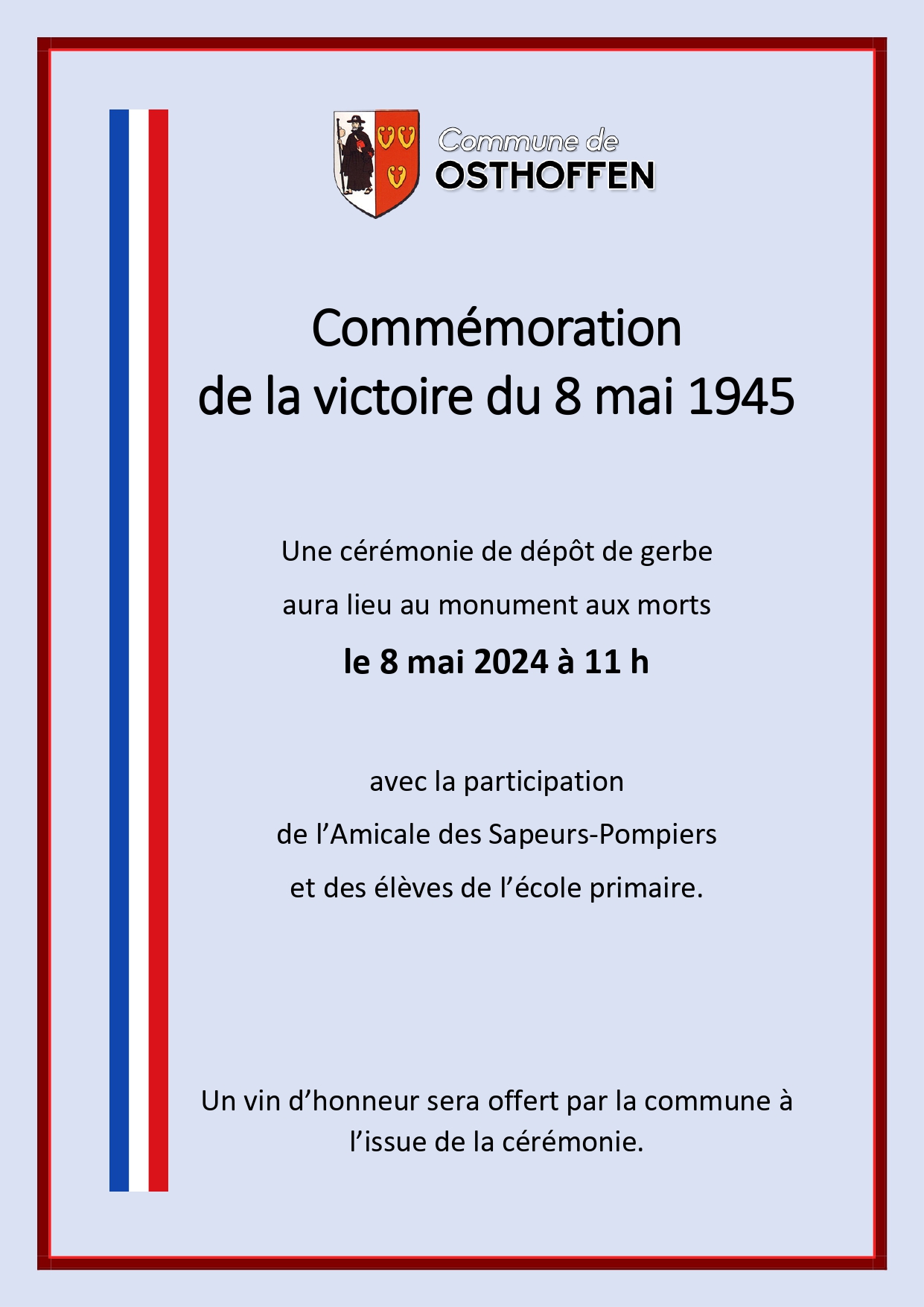 Commémoration de la victoire du 8 mai 1945 - Mairie de Osthoffen en ...