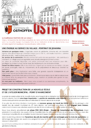 Osth'infos - Juin 2026